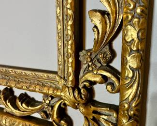 large intricate gold frame

