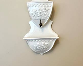 Italian ceramic wall fountain

