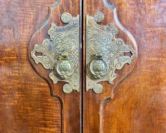 tv cabinet converted into dresser

