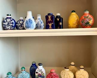 antique Chinese snuff bottles