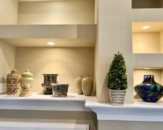 decorative vases and pottery

