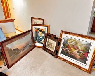 Nice collection of artwork...signed prints, artist proofs, originals, etc