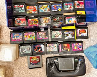 Sega Game Gear handheld consoles, and lots of games!