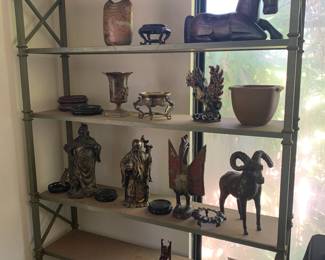 Seven Shelf Metal Wall Unit