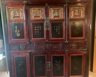 Late 19th Century Large Carved Cabinet