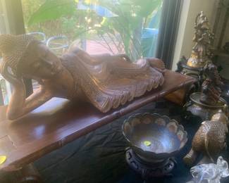 Gilded Reclining Buddha