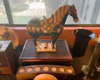 Vintage Chinese Horse Statue