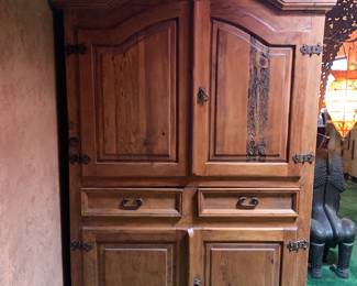 Rustic Wood Armoire