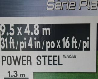 NIB above-ground pool