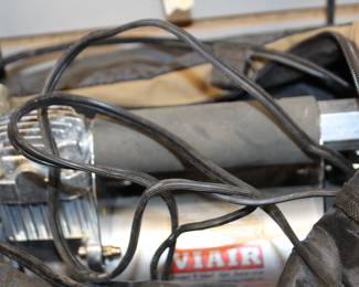 Via portable tire inflator compressor