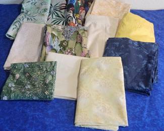 Fabric lengths, assorted