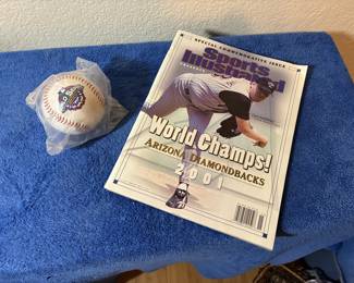 World Series baseball and Sports Illustrated program