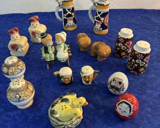 Salt and pepper shaker collection