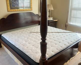 Master King bed and mattress