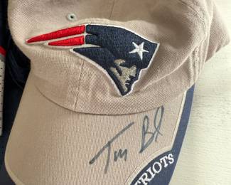 Signed Tom Brady hat. This gentleman had this personally signed by Tom Brady at the Patriots mini camp around 2004-2005.