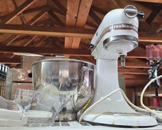 KitchenAid Mixer with Attachments