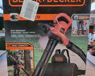New! Black and Decker 3 in 1 Vac Pack 