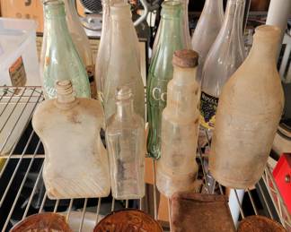 Vintage Glass Bottles 