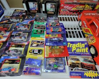 22 Die Cast NASCAR, 1 Semi Truck and Trailer