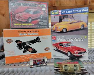 3 Model Cars, 2 Die Cast Cars and 1 Plane