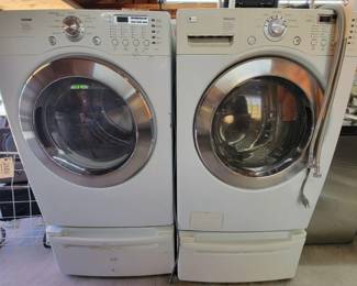 LG Tromm Gas Washer and Dryer