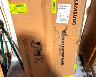 Samsung Bespoke Refrigerator Replacement Panels, Orange, Chrome