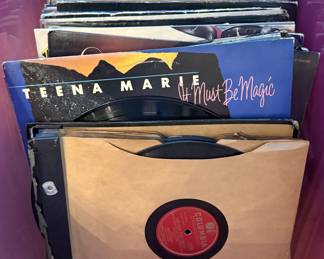 Too many boxes of record Albums to count!