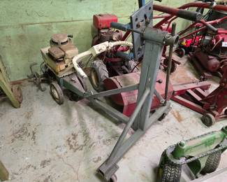 Tillers and engine stand