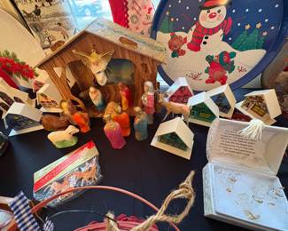 Vintage Nativity Set