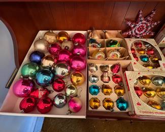 Vintage Christmas Mercury Ornaments