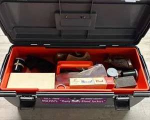 Handgun Grip Lot Smith & Wesson Wood & Rubber Revolver Grips Accessories Box