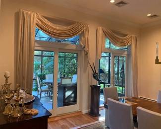 All Window Drapes Are For sale / Silk