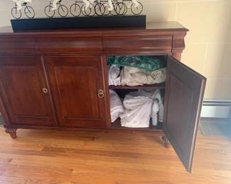 Walnut Server / Linens