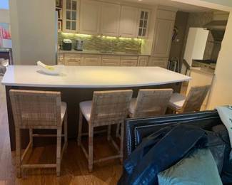 Set of 4 Bar Stools ( High ) 