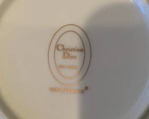 Table Settings / Christian Dior, Rosenthal - dining room server marble top