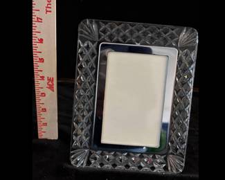 Waterford Lismore crystal picture frame.  Excl cond $60