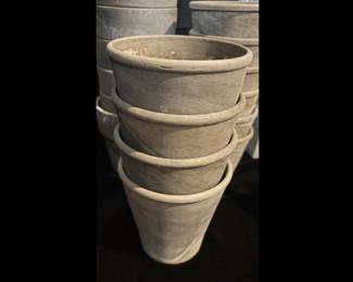 Terracotta pots from Fleur Detroit .  5"   Set of four.  $20
