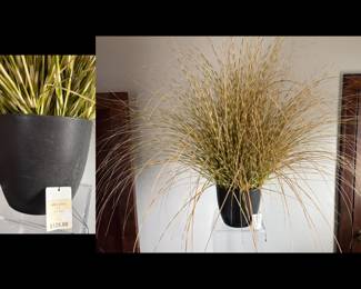 Ornamental grass.  Very realistic and dramatic.  From Fleur Detroit.  $40