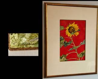 Richard Jerzy water color.  Signed and dated 1981.  20" x 15.5"  $175