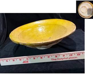 French rustic glazed bowl from Provence. $70