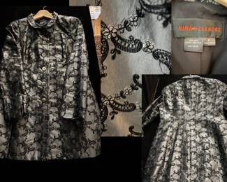 Nina McLemore satin jacket with appliqué. Excellent condition. Size 4, fits more like a 6/8.   $40.