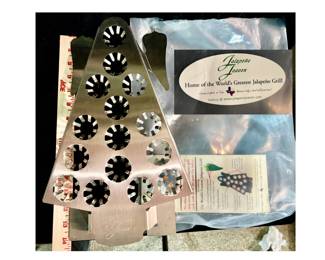 Jalapeno Heaven Grill Form from Texas for grilling stuffed jalapeños. 14.5". New.  $15