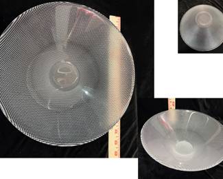 Kosta Boda Limelight bowl. Pristine. 10" x 3.5."  $40