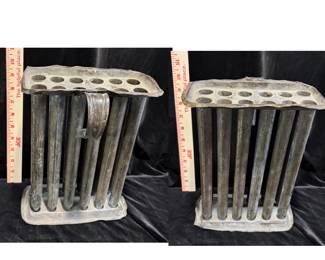 19th C Taper 12 Candle Mold. $75