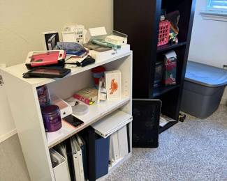 Lots of bookcases and new gift items.