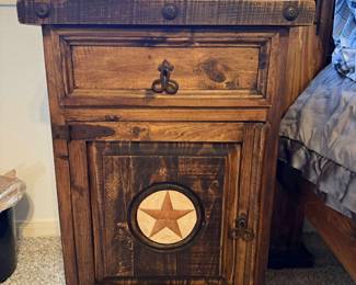 Complete Texas themed bedroom set. 