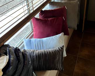 Lots of Decorative Pillows throughout the home.