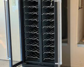 Franklin Industries Wine Cellar Model FWC100.  Holds 100 bottles, dual zone.  