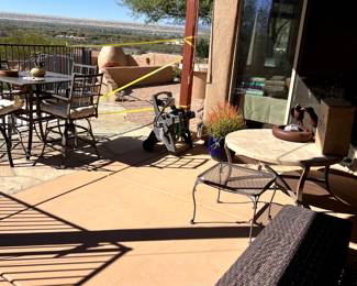 Hose Reel, Outdoor Wicker Storage