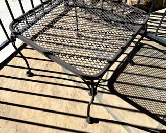 Metal Patio Side Table